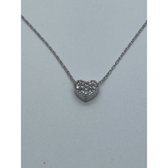 Tiny Heart Necklace, Minimal Necklace, Minimalist Necklace, Everyday Necklace - Picture 3 of 3